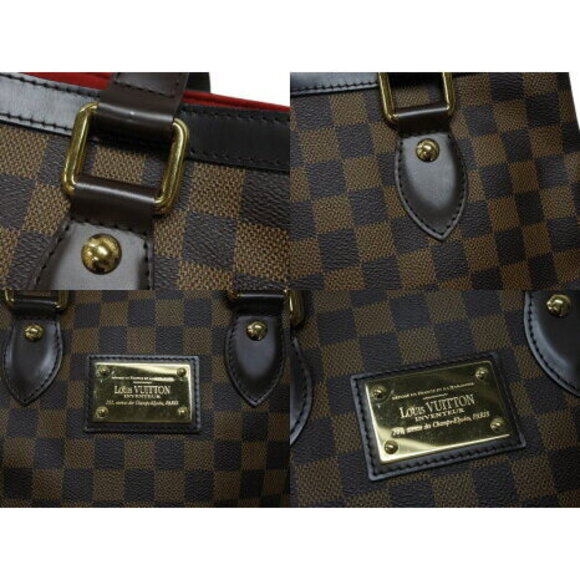 Louis Vuitton Damier Hampstead handbag brown logo - Picture 5 of 8